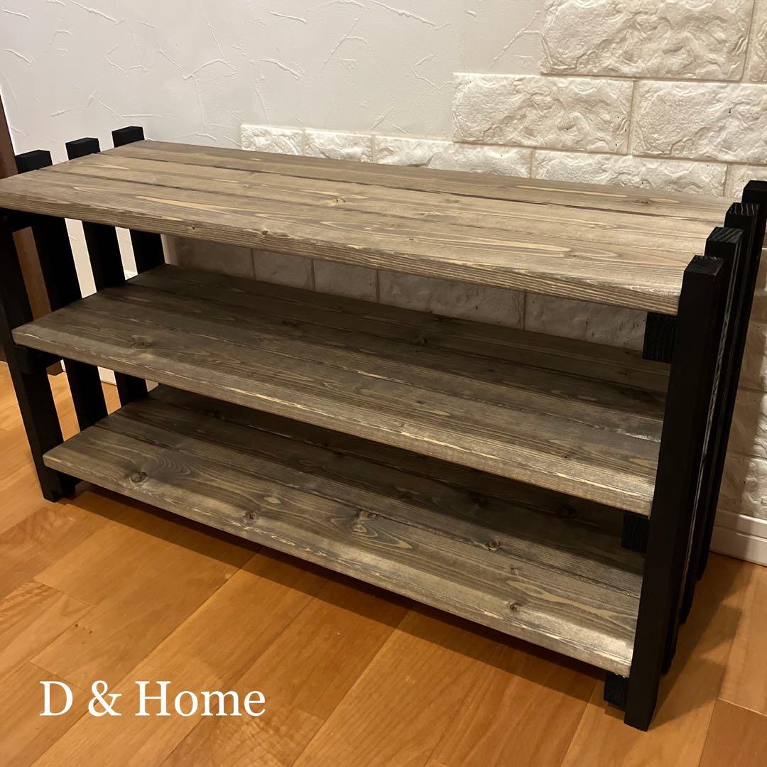 ★ 多目的3段ラック & 収納ラック & シェルフ & シューズラック ★