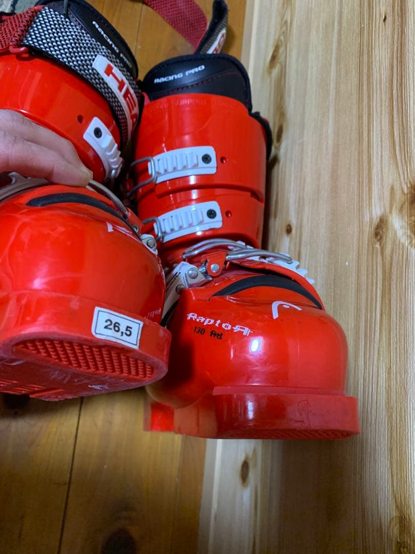 HEAD スキーブーツ レッド