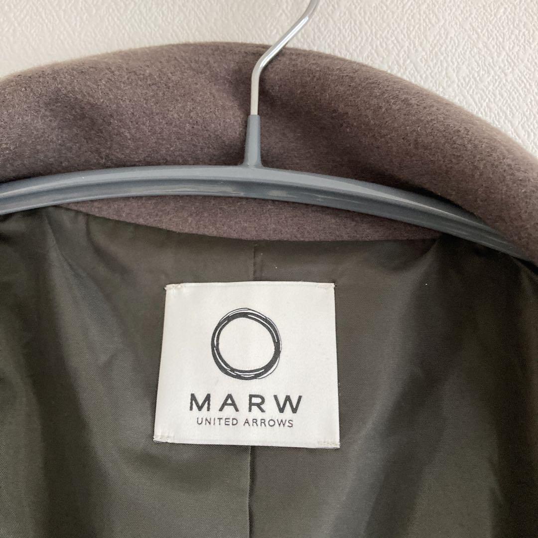 MARW UNITED ARROWS　ポンチョコート　F　ブラウン
