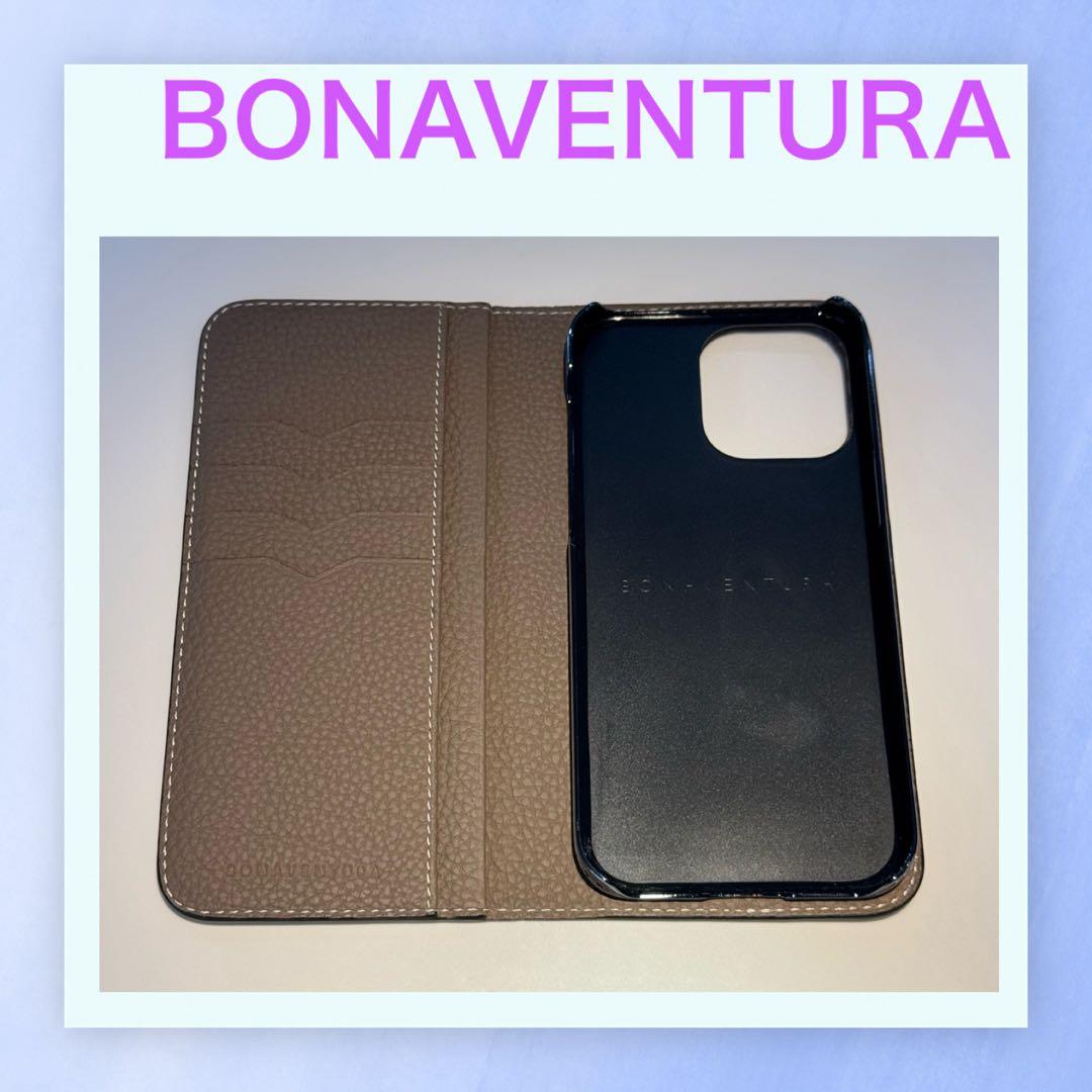 BONAVENTURA iPhone14pro MAX Etoupe ケース
