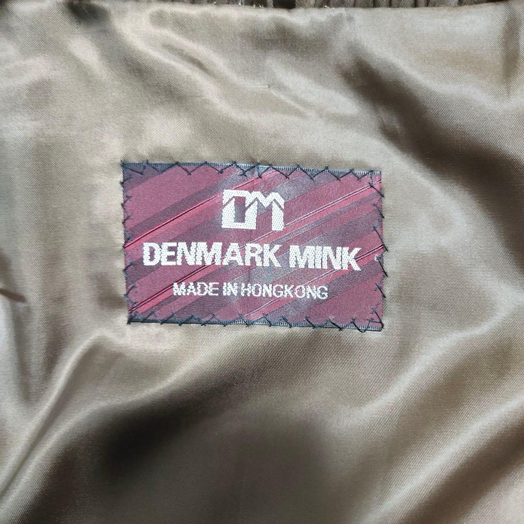 デンマークミンク　毛皮 ミンク ポンチョ ケープ 羽織り