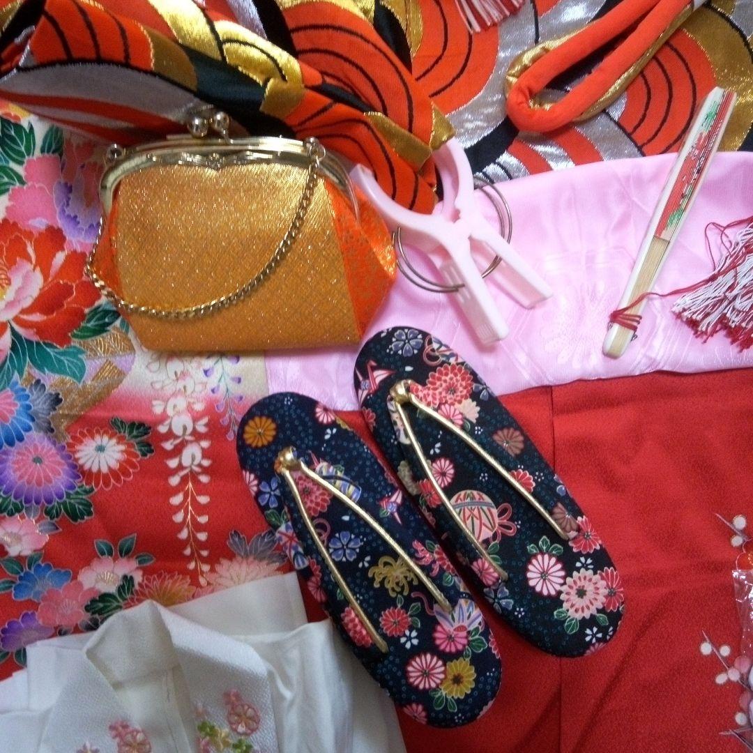 【七五三 7歳 ハーフ成人式】振袖 着物セット