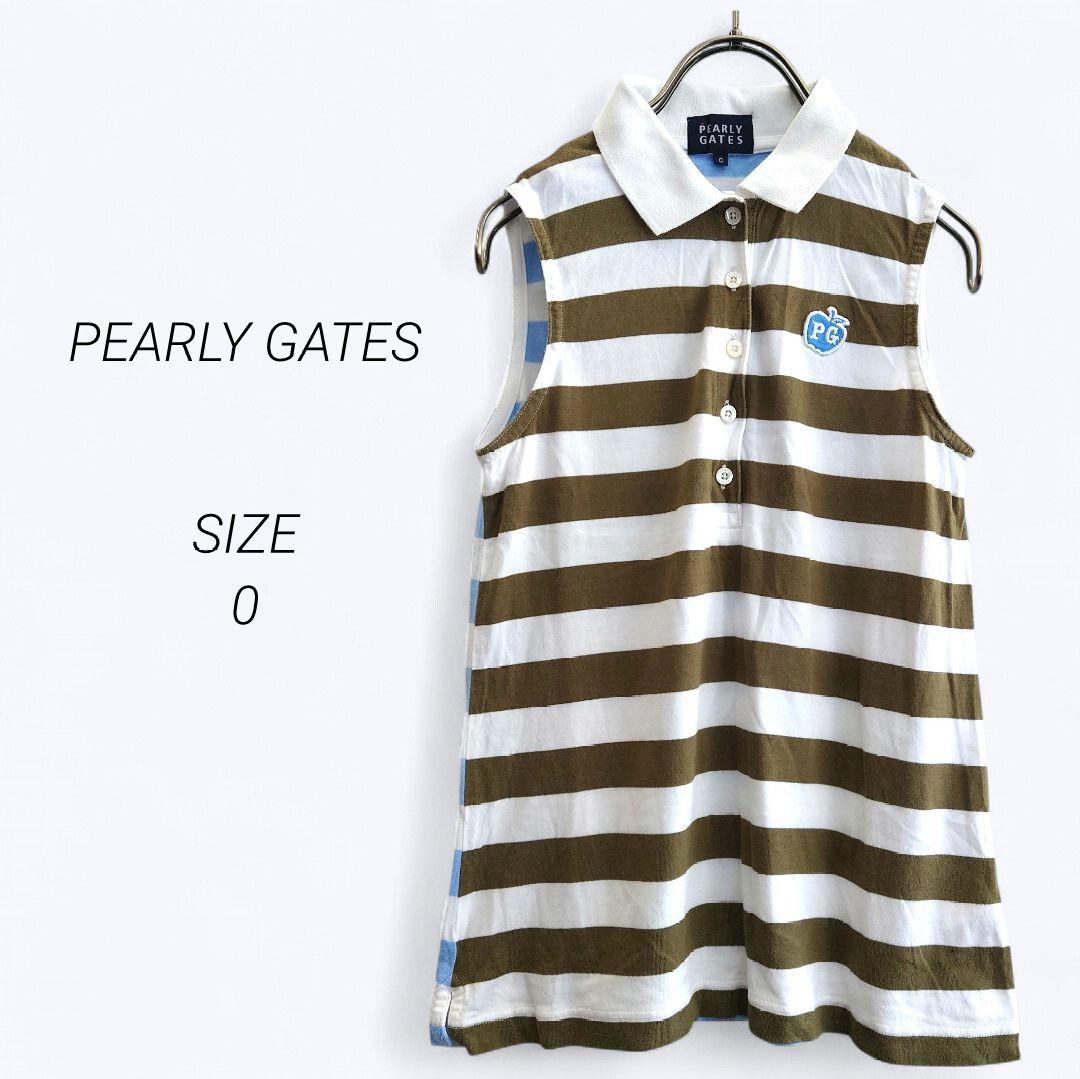 a3800▷パーリーゲイツ ノースリーブポロシャツ【0】ゴルフウェア