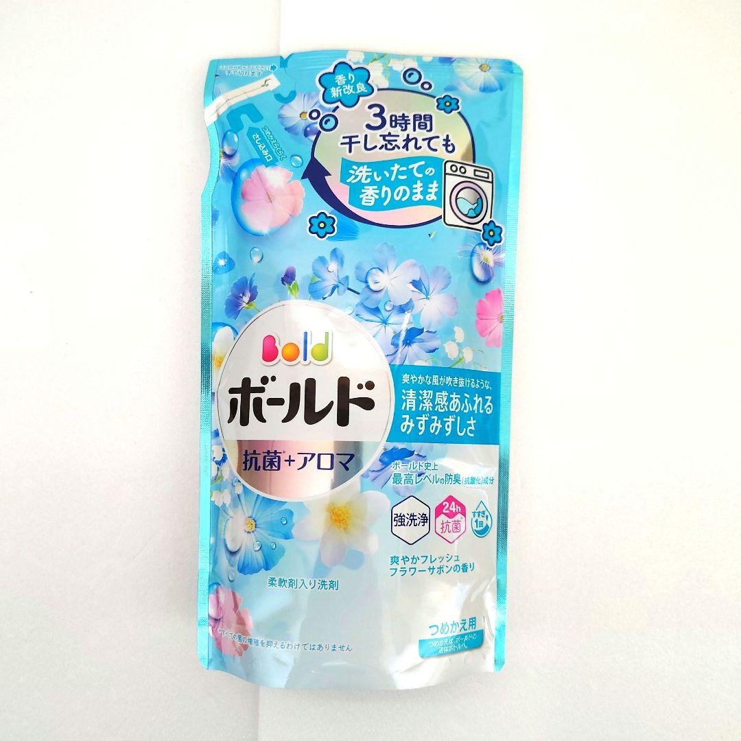 P＆G　ボールド　フラワーサボン　抗菌＋アロマ　洗濯用洗剤　400g　40袋