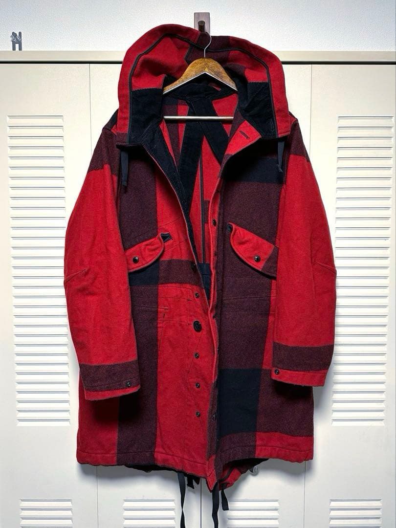 最終お値下げエンジニアドガーメンツ × Woolrich ハイランドパーカー