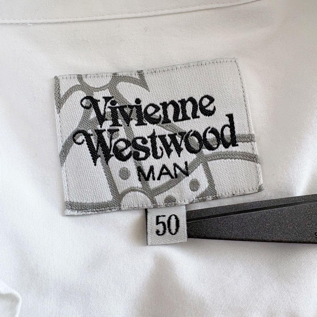 ヴィヴィアンウエストウッドマン 長袖シャツ アシンメトリー 変形