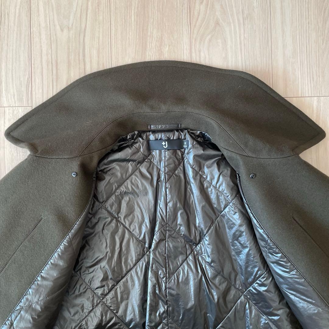 UNIQLO ユニクロ +J ウールブレンドオーバーサイズピーコート　サイズM