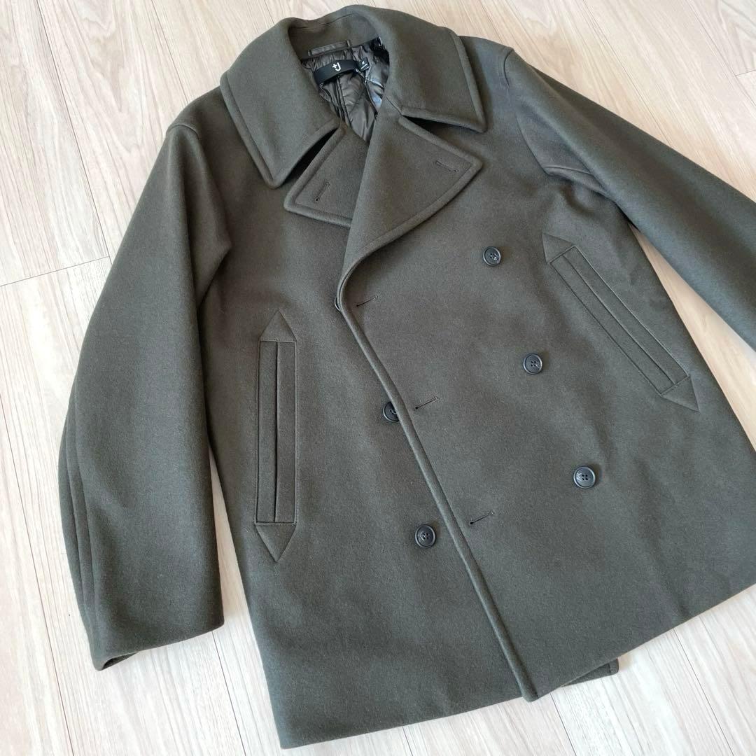 UNIQLO ユニクロ +J ウールブレンドオーバーサイズピーコート　サイズM