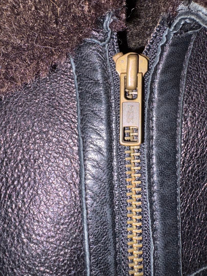 KENZO ケンゾー　ブラウンレザージャケット　B-3 美品