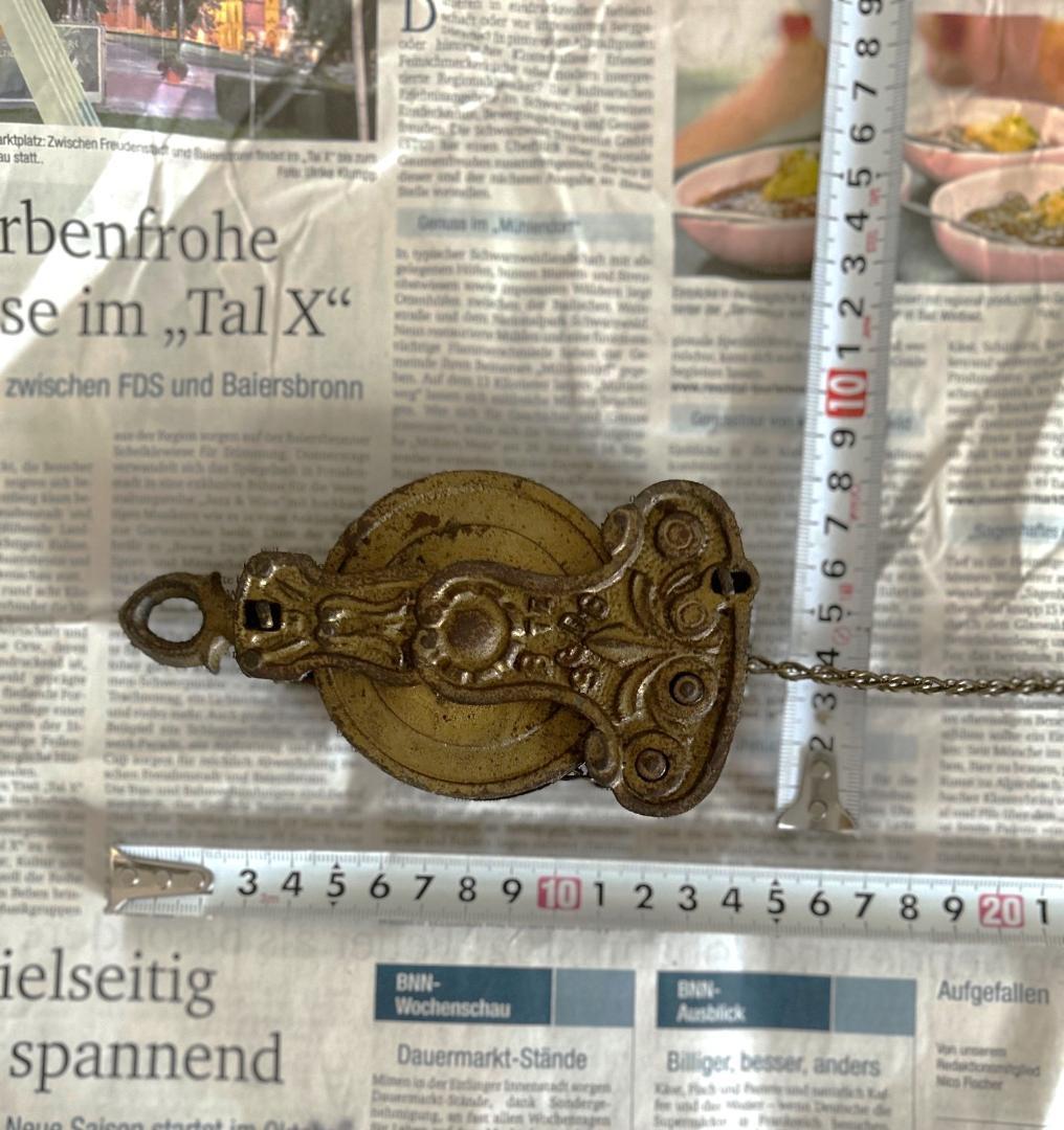 フランスアンティーク　ランププーリー　照明金具　ブロカント　古道具