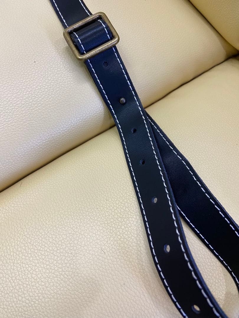 シザーケース　鞘　SAYA ポシェットタイプ　牛革　【ブラック】