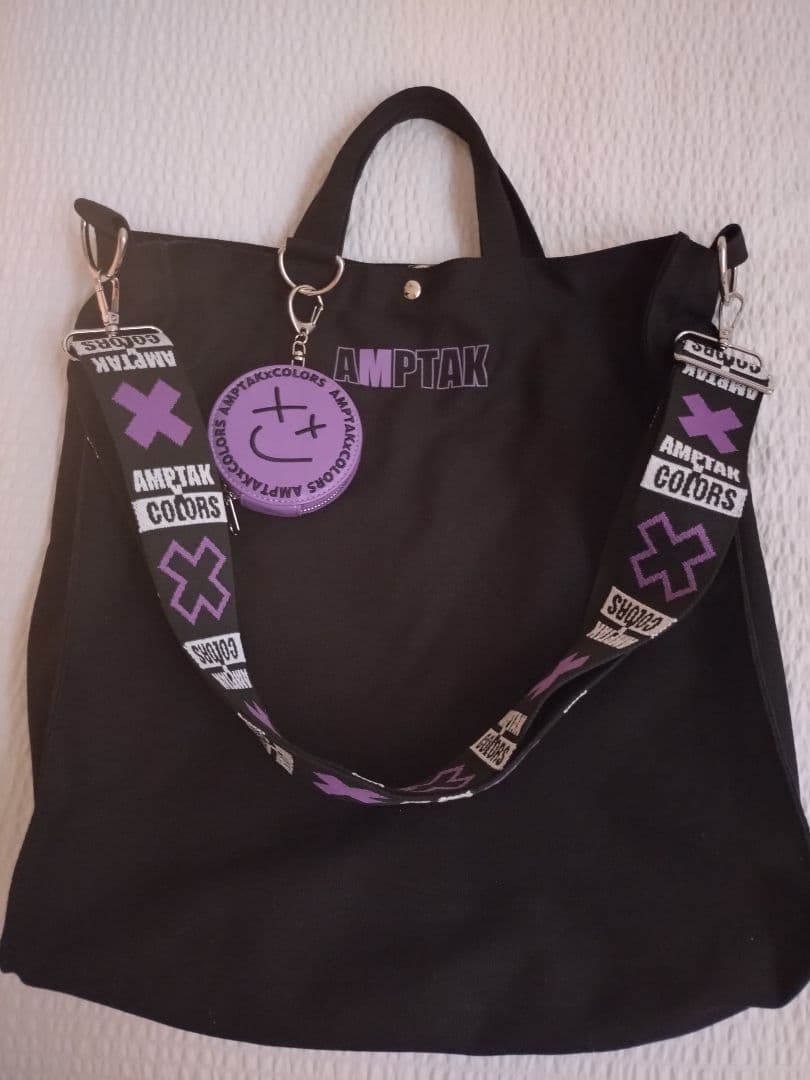 AMPTAKxCOLORS まぜ太 ポーチ付き ショルダー トート バッグ - メルカリ