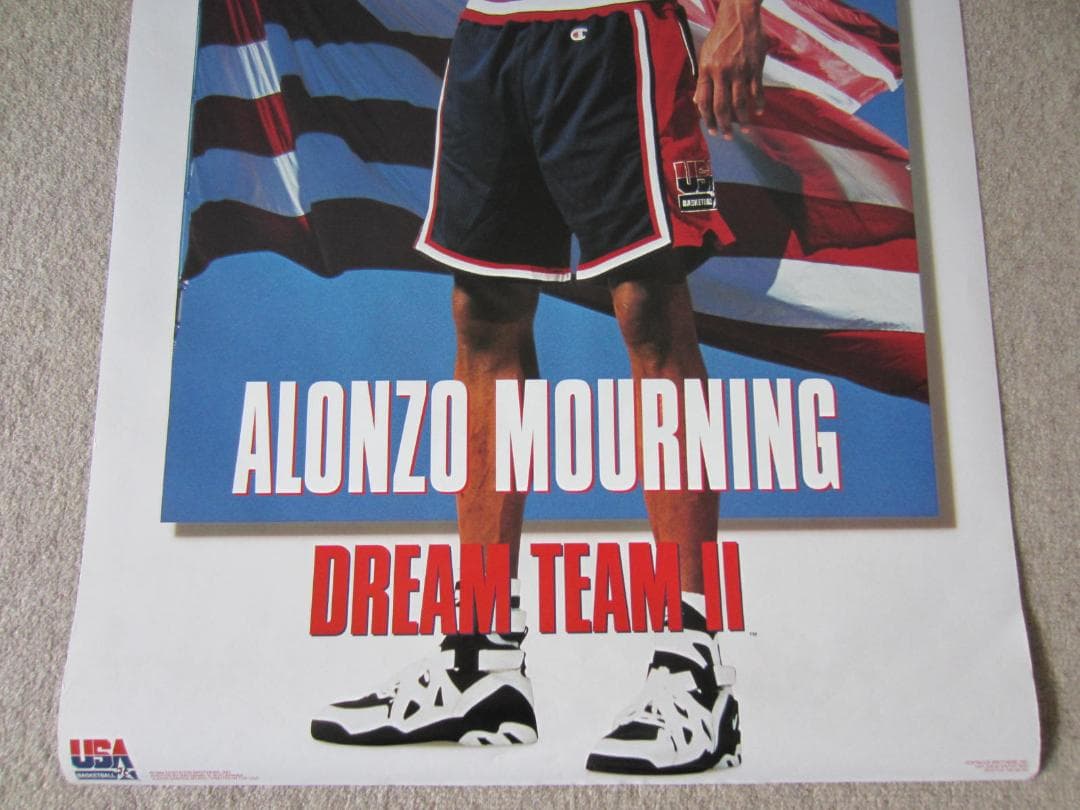 アロンゾ モーニング ドリームチームポスター ALONZO MOURNING
