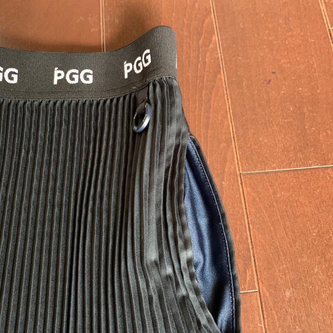 パーリーゲイツPGG黒プリーツスカート、セットアップサイズ1