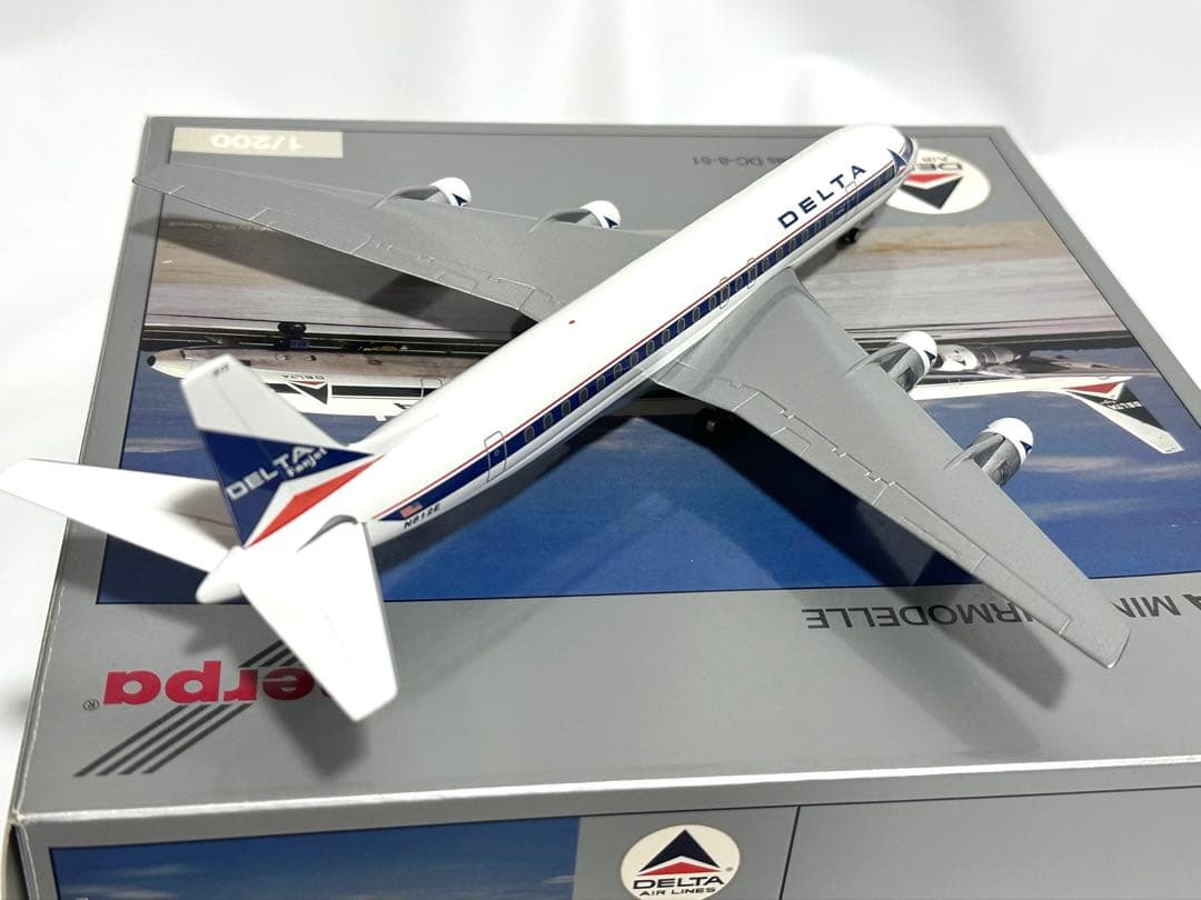 Herpa 1/200 ダグラス DC-8-51 デルタ航空 ダイキャストモデル - メルカリ