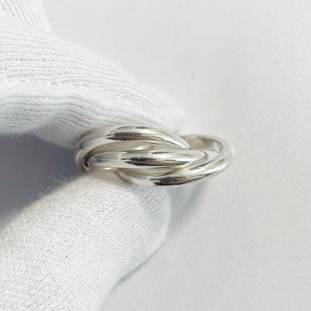 ティファニー TIFFANY トリニティリング 3連リング シルバー 廃盤