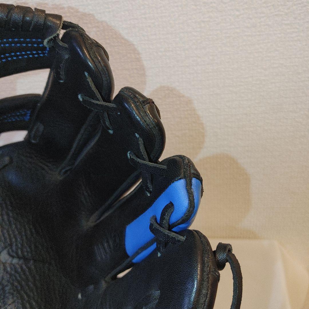 NIKE　軟式　内野手　ブラック×ブルー