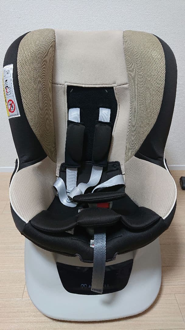 【美品・新生児OK】エールベベ クルットNT プレミアムW ブラウンオレ