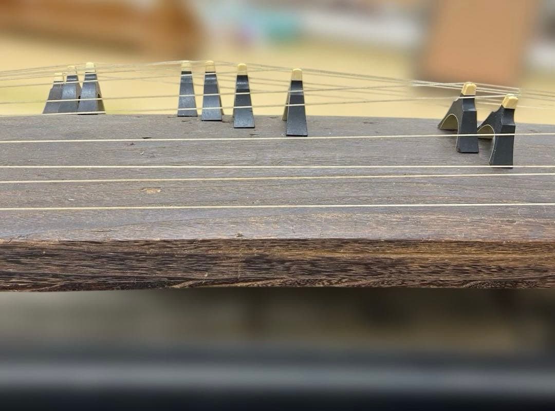 鼈甲入お琴　長さ約192㎝　箱付　東Y7-1219☆2F