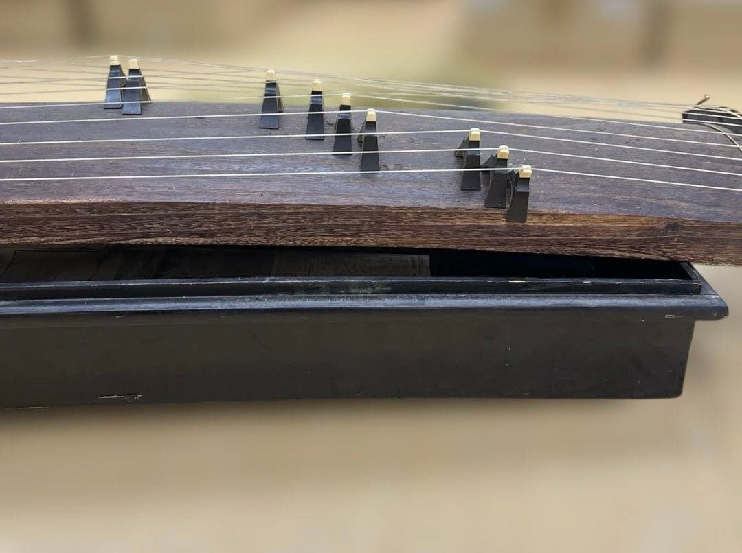 鼈甲入お琴　長さ約192㎝　箱付　東Y7-1219☆2F