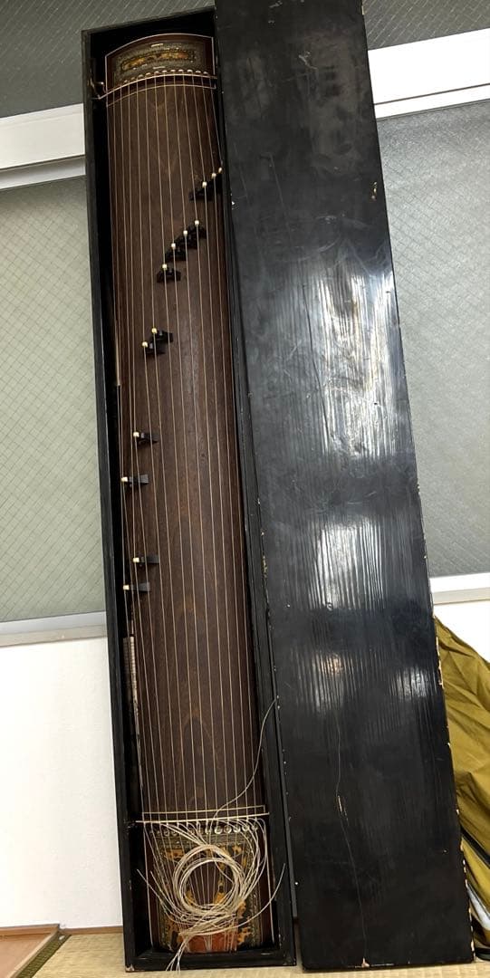 鼈甲入お琴　長さ約192㎝　箱付　東Y7-1219☆2F