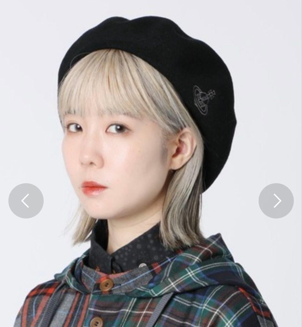 Vivienne Westwood　ベレー帽　ブラック　ヴィヴィアン