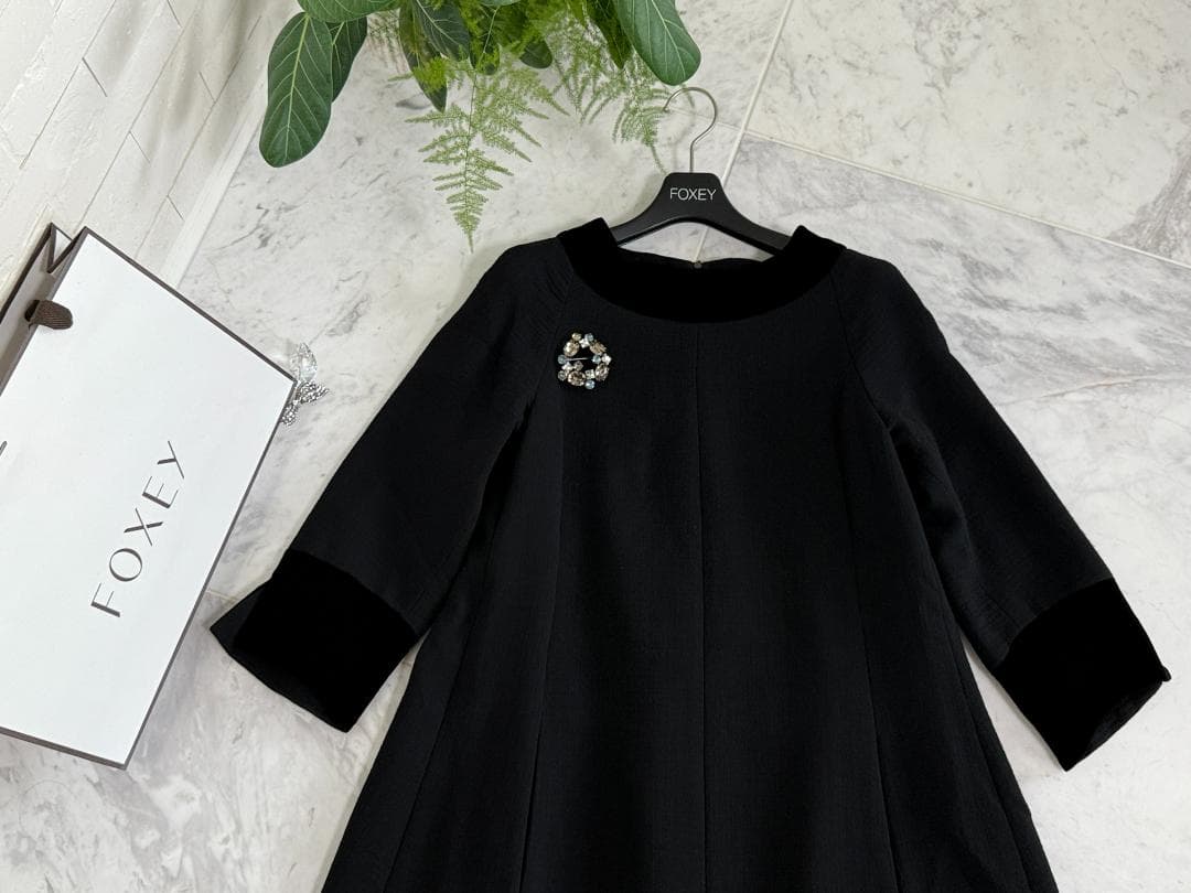 未使用級⭐FOXEYフォクシーブティック ワンピースドレス クラシカルドール38