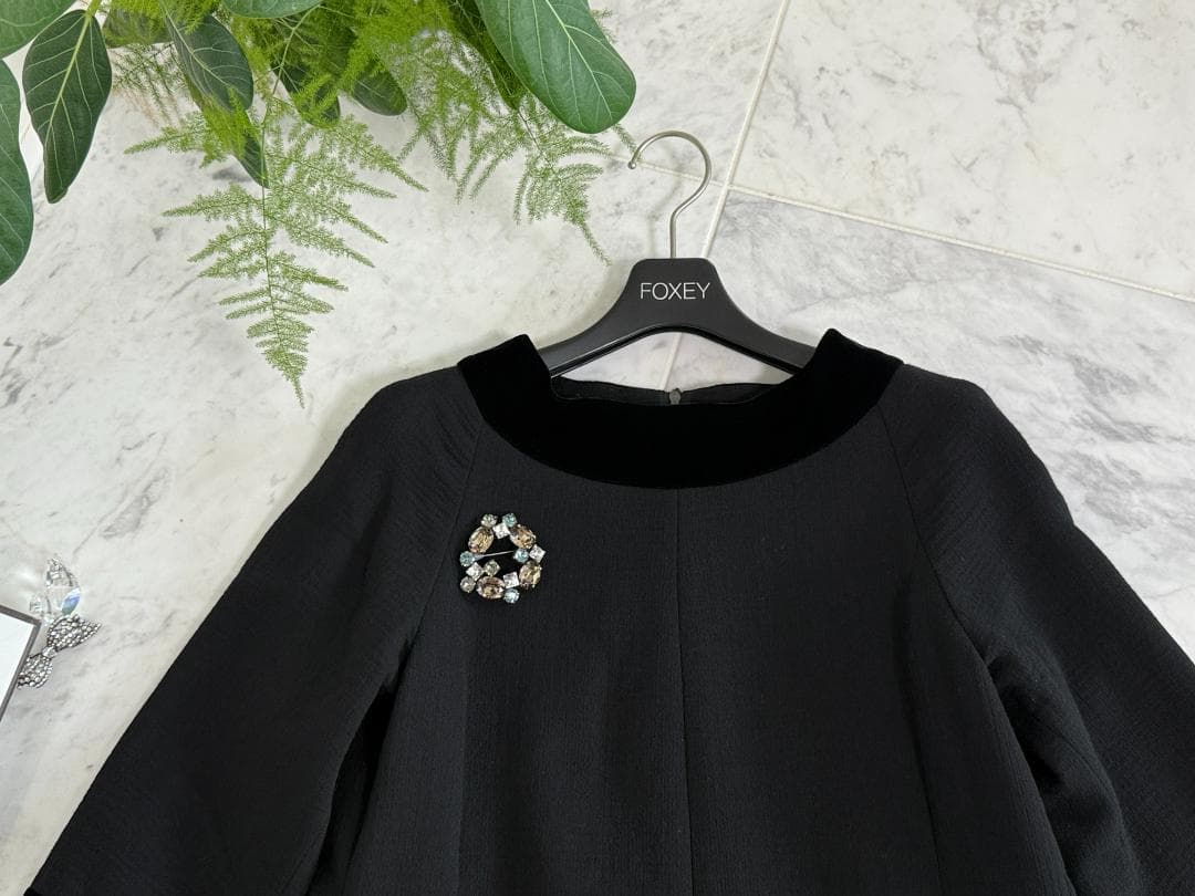 未使用級⭐FOXEYフォクシーブティック ワンピースドレス クラシカルドール38