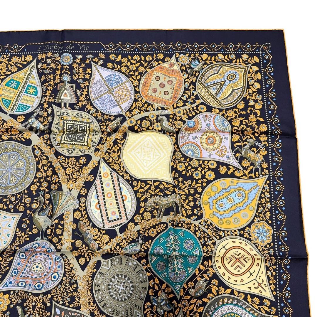 ◇エルメス◇スカーフ/カレ90/生命の木/L'Arbre de Vie/タグ付き