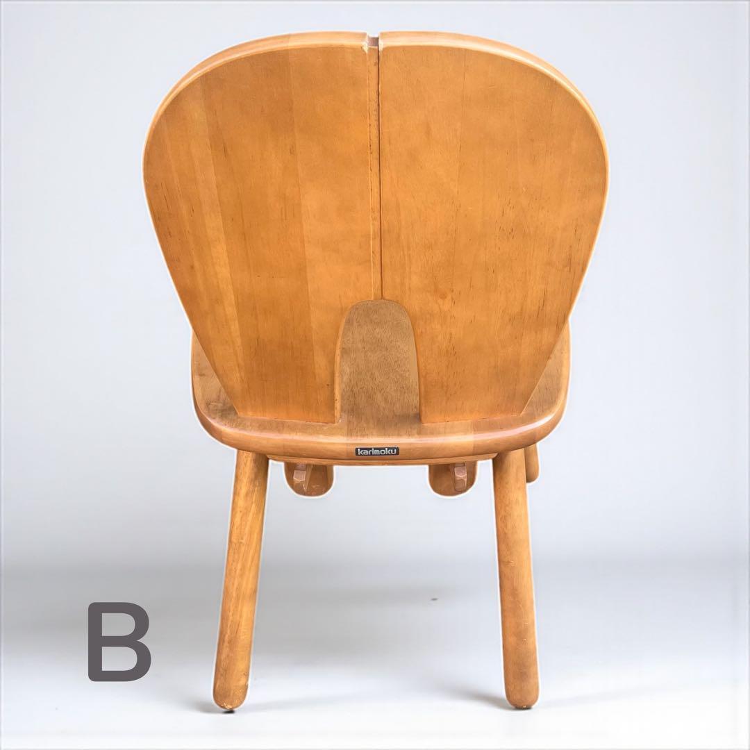 Karimoku カリモク家具　ウッドチェア ダイニングチェア 2脚セット