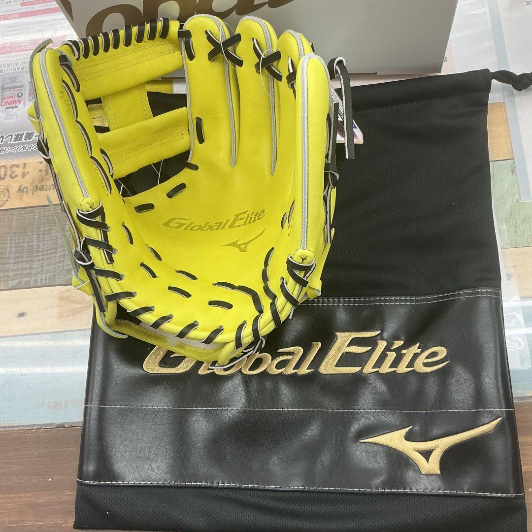 ミズノグローバルエリートネオ内野手用グローブ　限定カラー型付けサービス