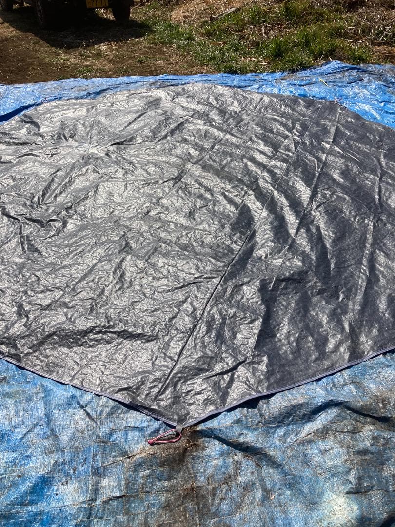 ティピー型テント 中型 黄色と茶色