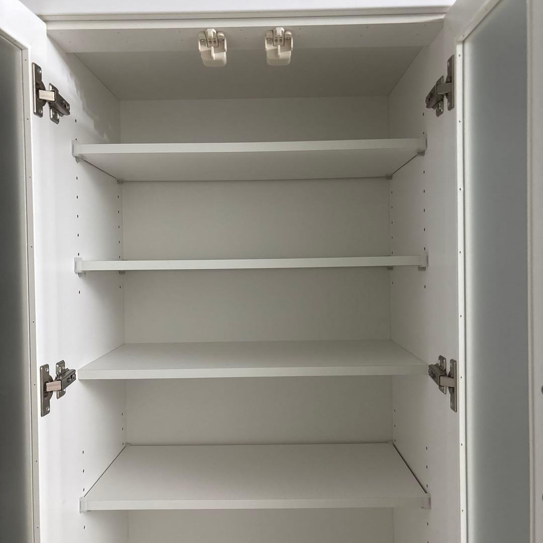 【美品】ニトリ食器棚(コパン 60DB WH)