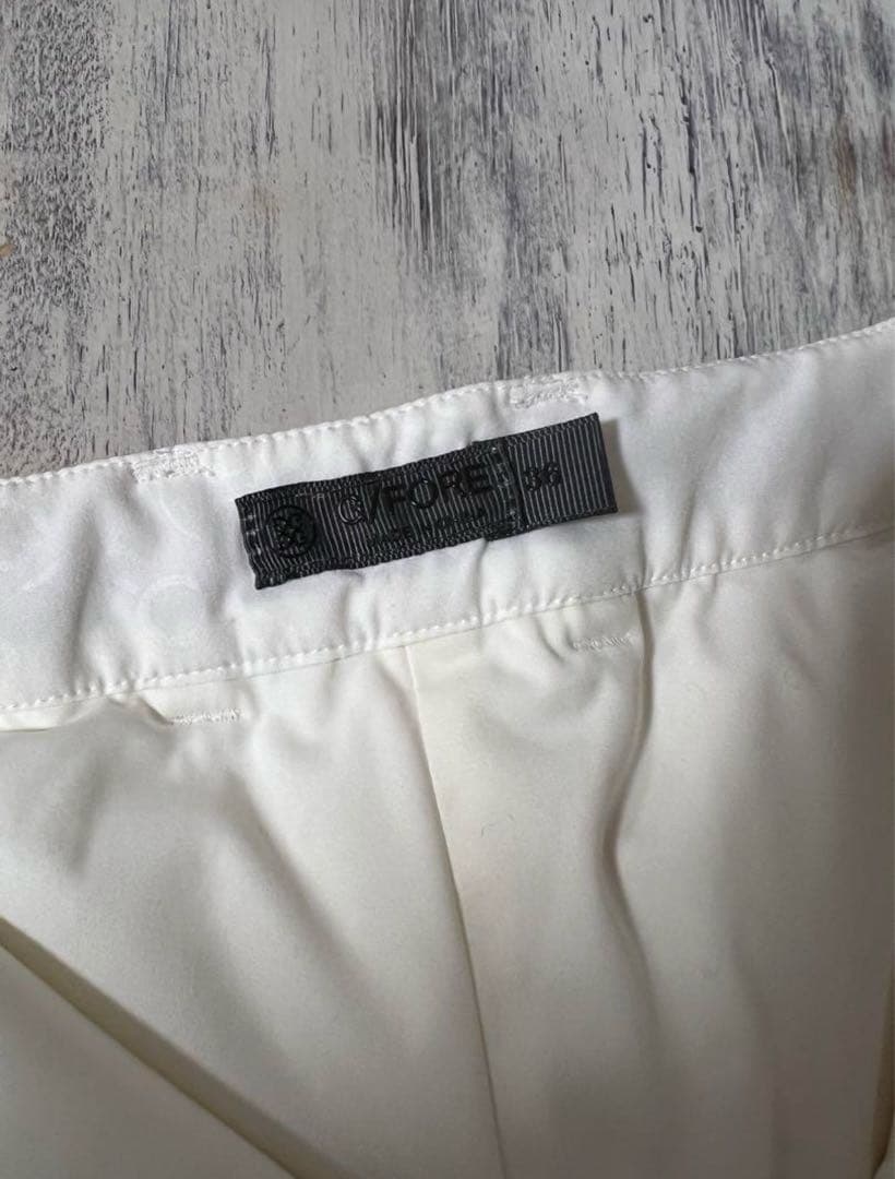 ジーフォア ダウンパンツ ロゴ 総柄 XS