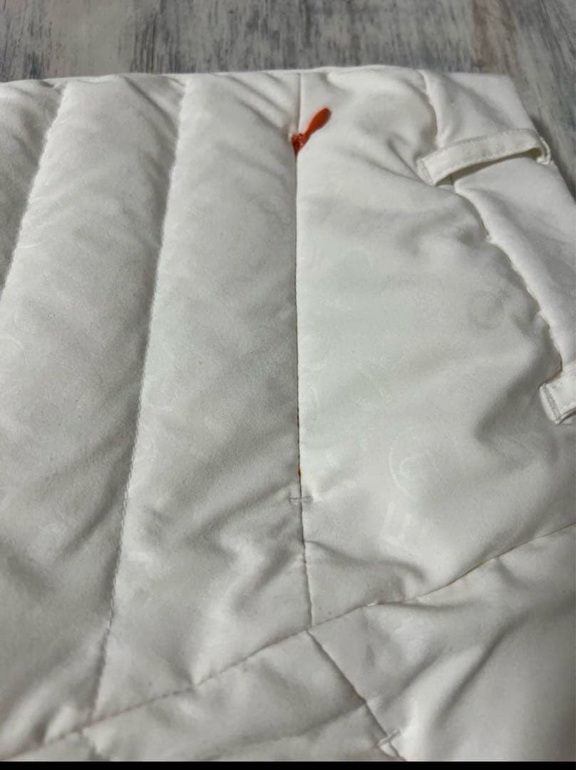 ジーフォア ダウンパンツ ロゴ 総柄 XS