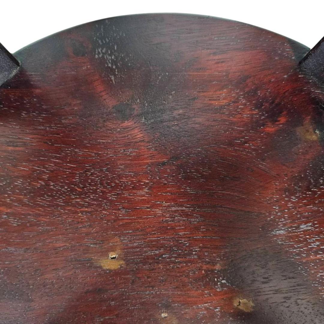 【現状渡し】九州民芸家具 南京小椅子 丸座 2脚セット① ろくろ脚 イス いす