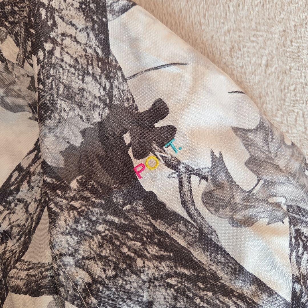 PONTAPES スノボウェア 上下セット XL リアルツリーカモ 迷彩 白 紺