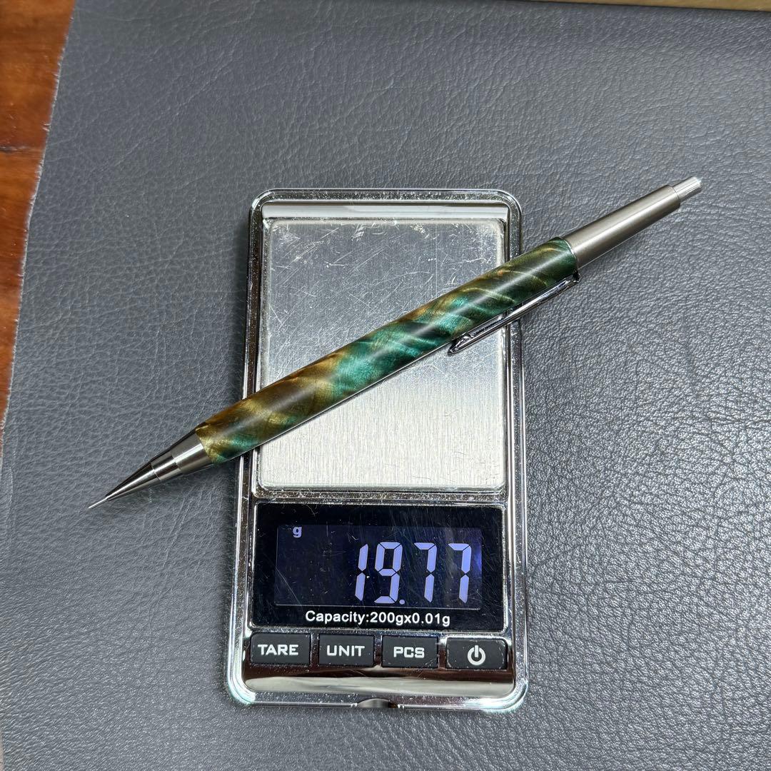 126栃サバ杢スタビ PG-5用カスタム木軸 低重心テーパータイプ