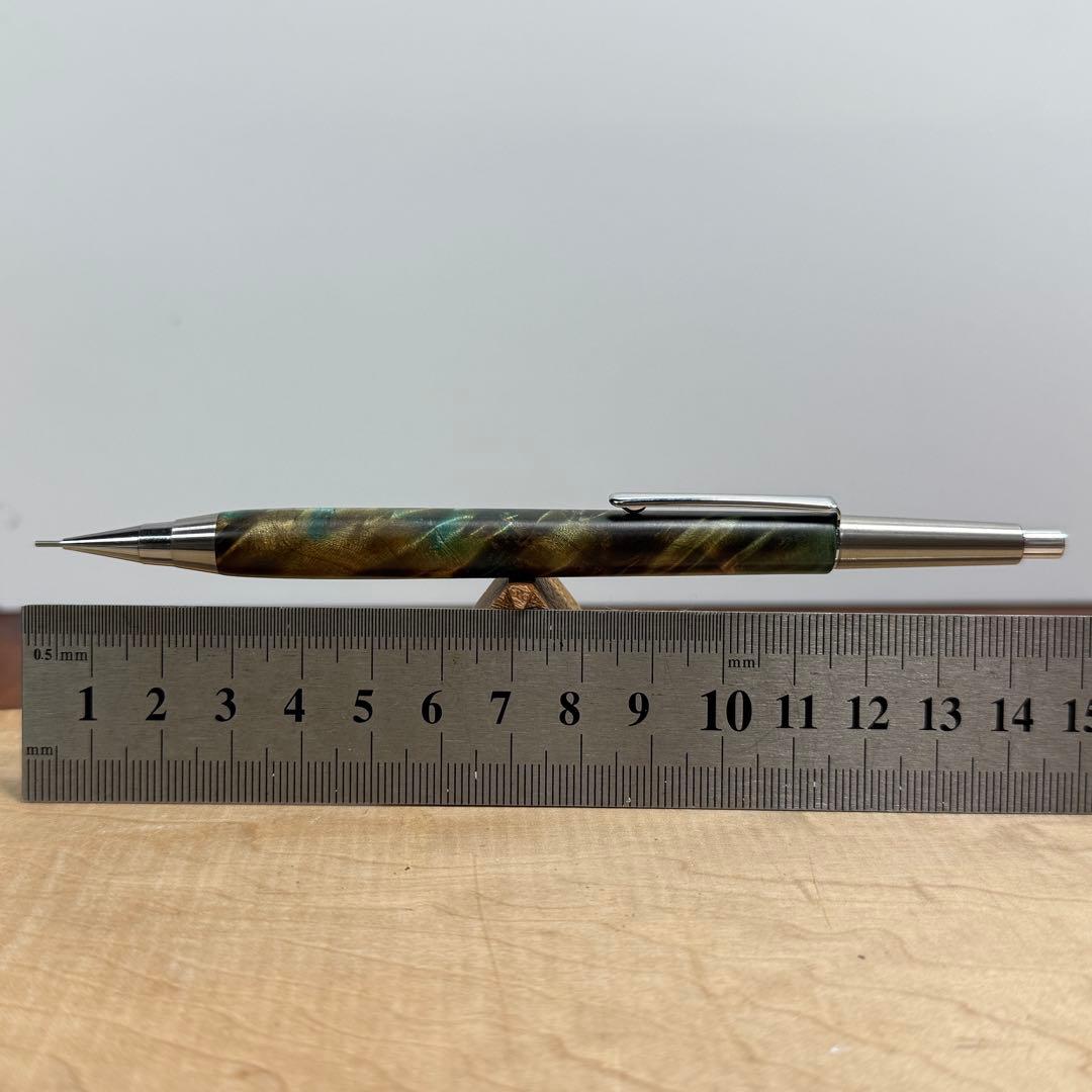 126栃サバ杢スタビ PG-5用カスタム木軸 低重心テーパータイプ