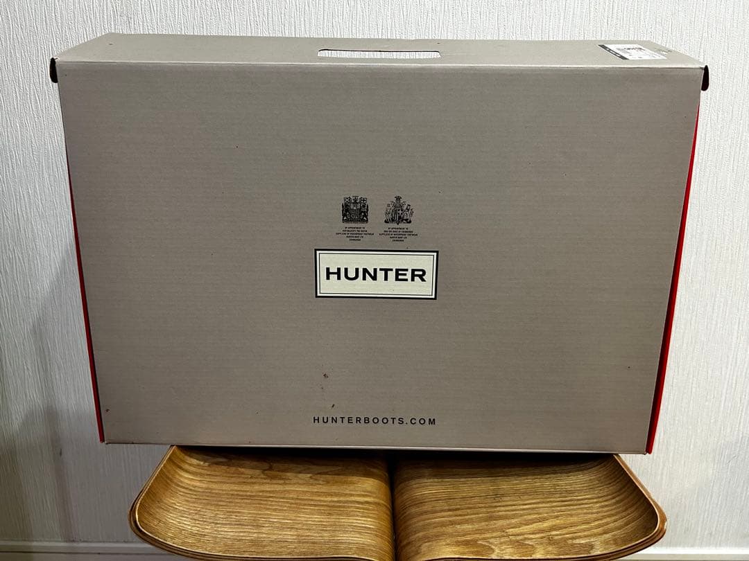新品未使用 HUNTER メンズ レインブーツ　ネイビー　ロングブーツ UK8