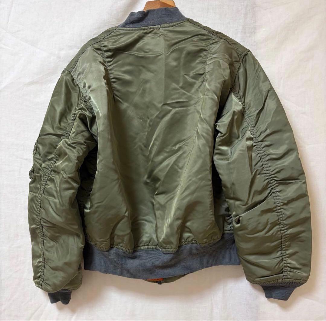 【90's アメリカ製】ALPHA INDUSTRIES MA-1 L