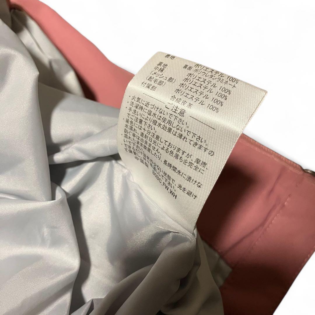 MVL 【M】スノーボードウェア ピンク 美品 フード取り外し可能 2way