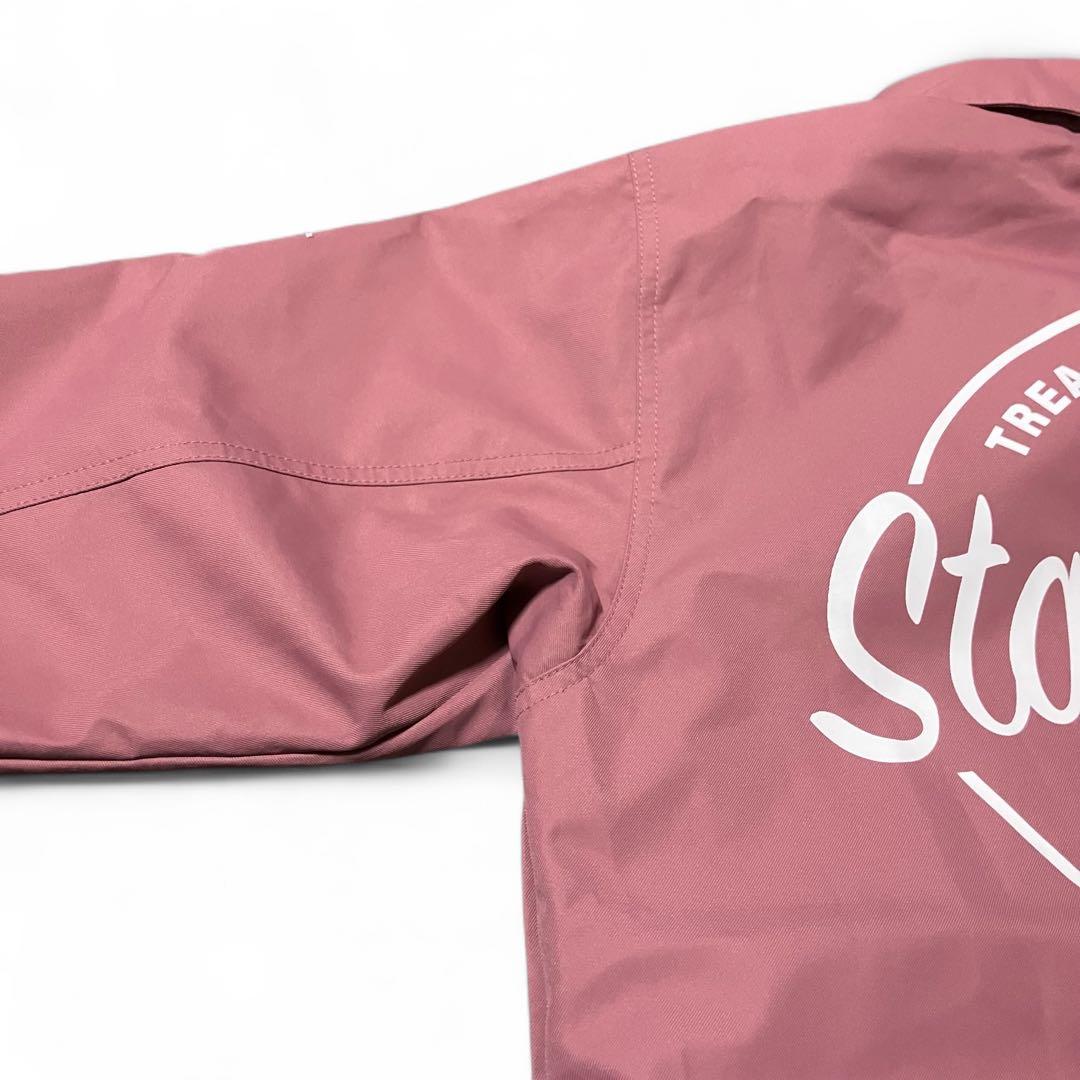 MVL 【M】スノーボードウェア ピンク 美品 フード取り外し可能 2way