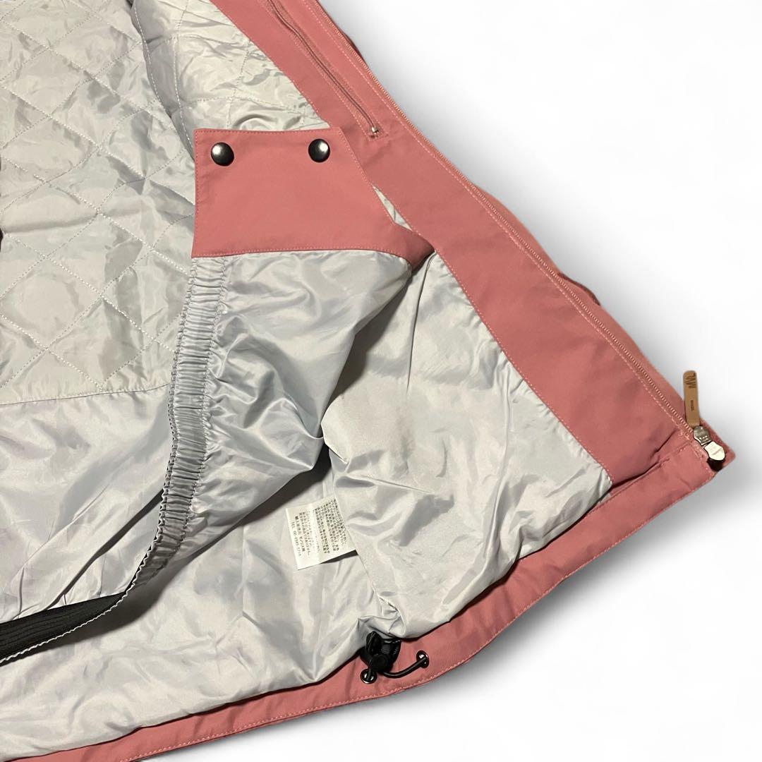 MVL 【M】スノーボードウェア ピンク 美品 フード取り外し可能 2way