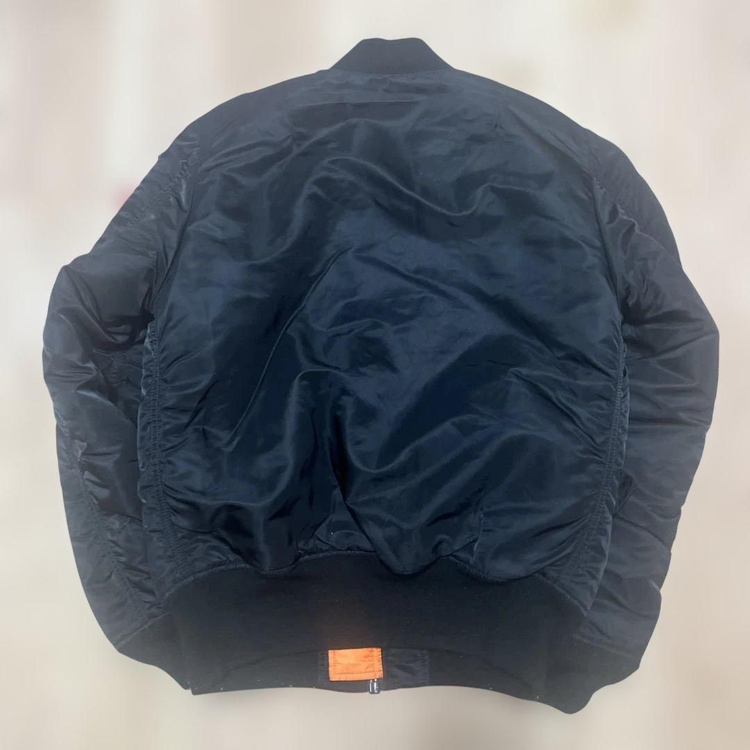 ALPHA MA-1 FULL PTACHED ブラック