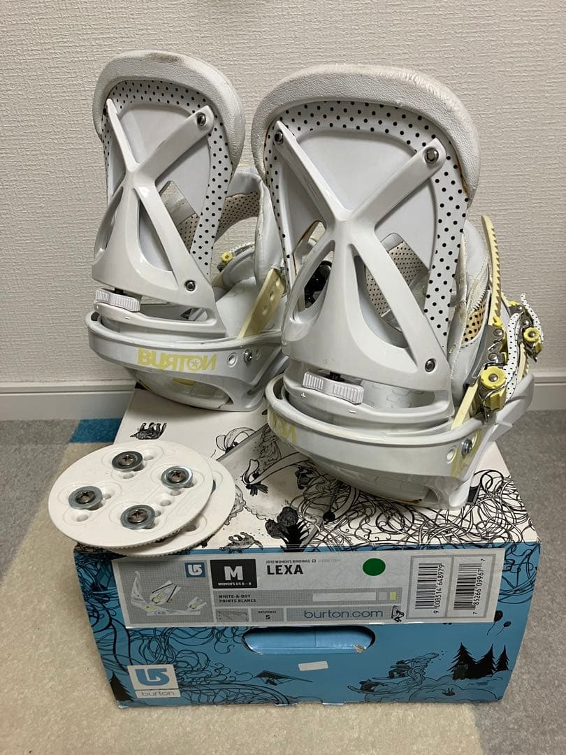BURTON バートン　LEXA レクサ　Mサイズ　ホワイト　ビンディング