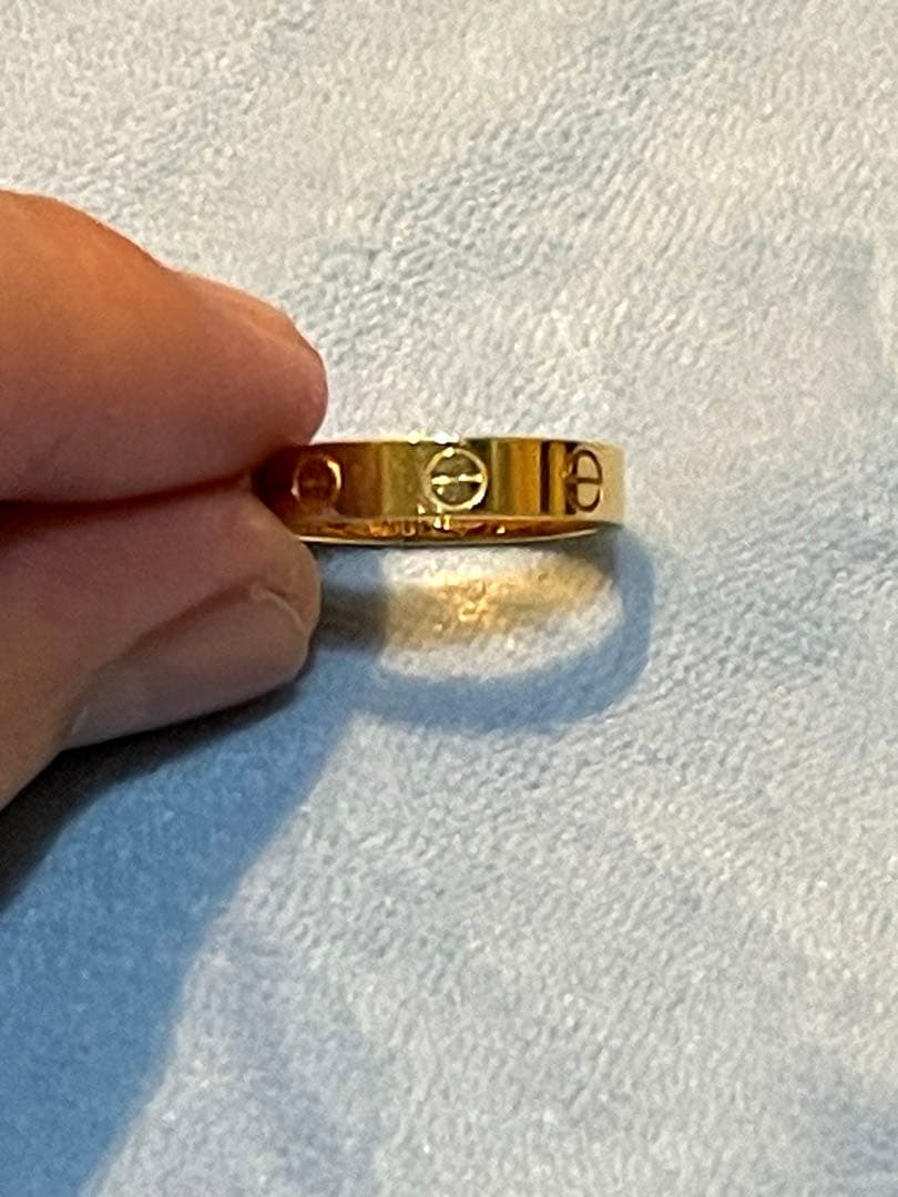 カルティエ ミニラブリング イエローゴールド 美品#48号 一週間限定