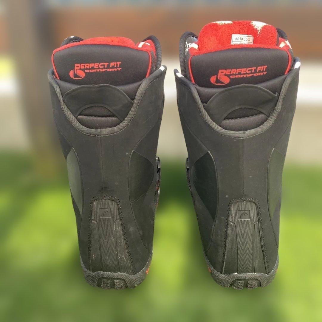 HEAD◆スノーボードブーツ/25.5cm/BOA/BLK/SIVTM BOA