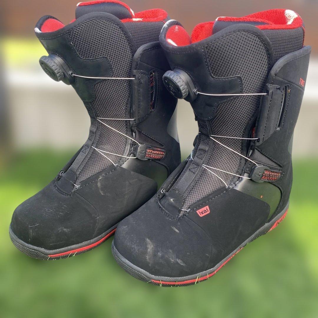 HEAD◆スノーボードブーツ/25.5cm/BOA/BLK/SIVTM BOA