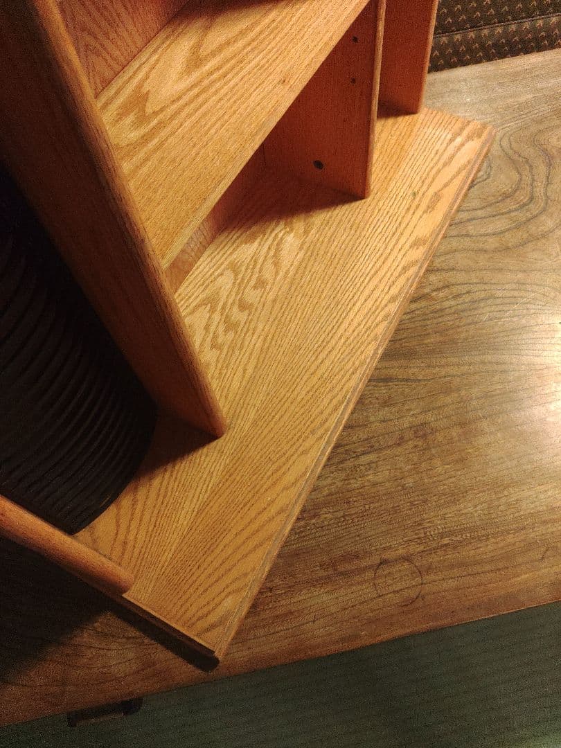 希少　CDラック　DVDラック　ナチュラルウッド　本棚 シェルフ　オーダー